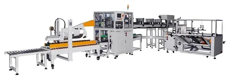 Automatic Carton Bottom Case Erector/Case Forming Machine/Case Making Machine/Film Wrapping Sealing Packing Packaging Machine Machinery for Carton Box