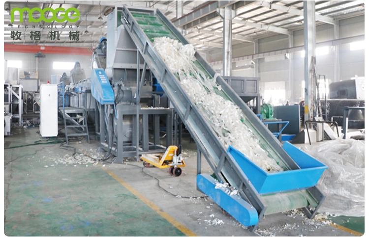 New Design HDPE LDPE LLDPE BOPP PP PE Film Woven Bag Jumbo Bag Plastic Recycling Crushing Washing Line Recyle Plant Granulator Granulation Machine