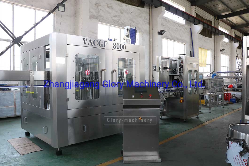 Automatic 6000bph Bottle Drinking Water Washing Filling Capping Machine